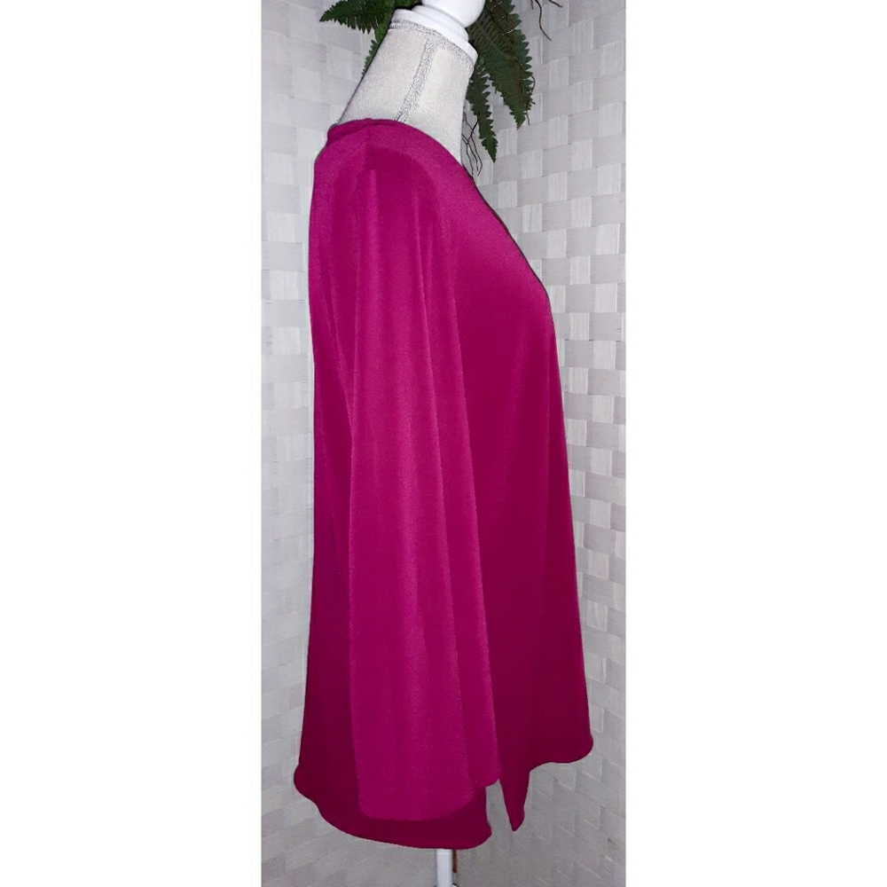 Lauren Ralph Lauren Keyhole Front Georgette Tunic - Picture 8 of 16